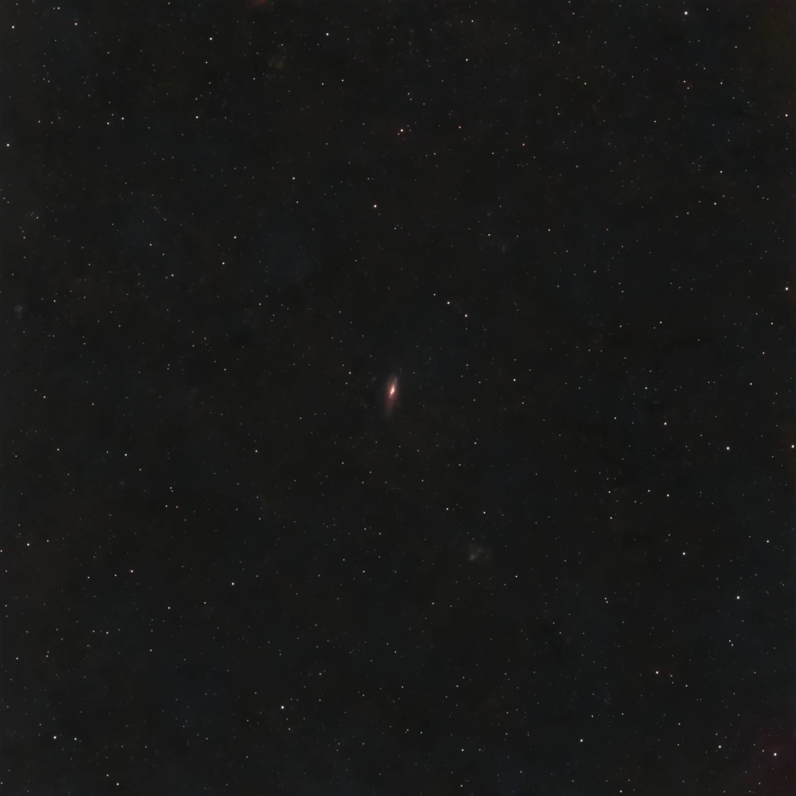 NGC 7331 with the very faint diffuse smudge of Stephan’s Quintet near the lower right