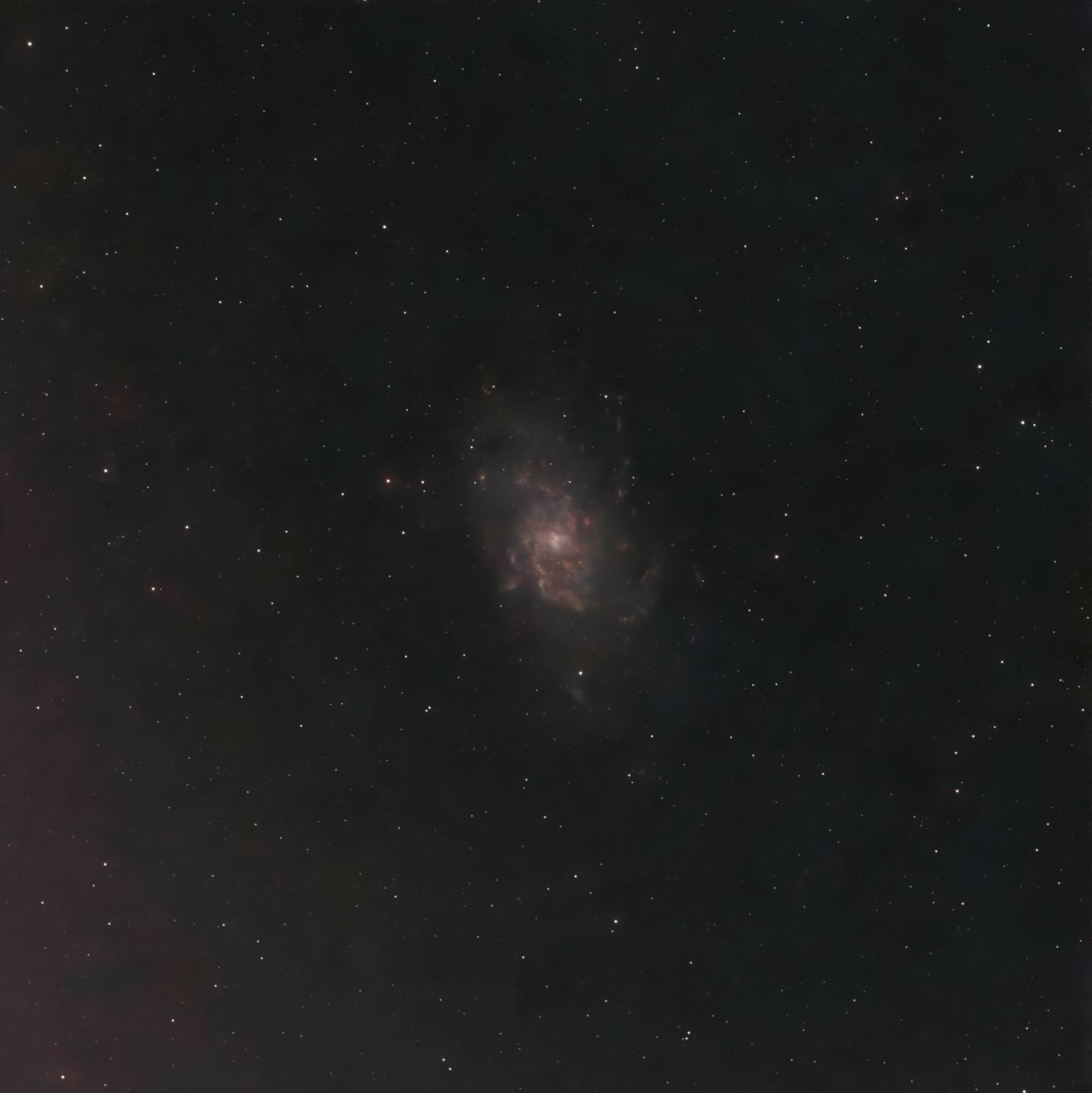 The face-on spiral arms and star-forming regions of the Triangulum Galaxy